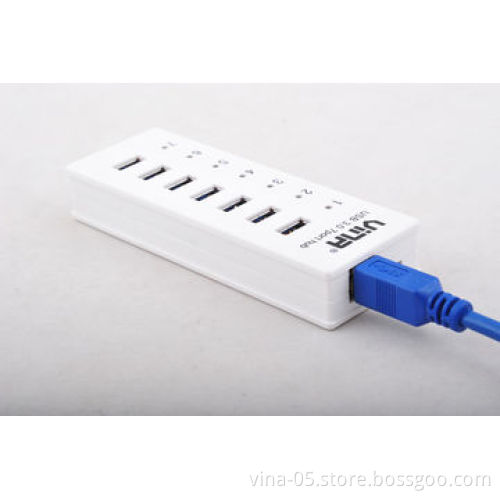 7 Ports UUB 3.0 Hub, Super Speed 5Gbps, Plug-and-play
